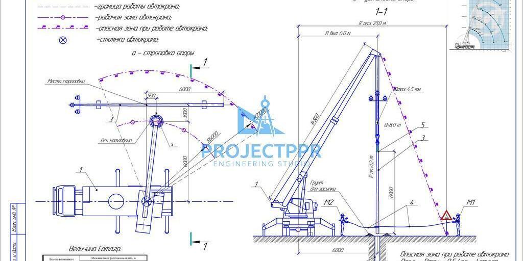 Схема монтажа опор ВЛ-10 Схема монтажа опор ВЛ-10